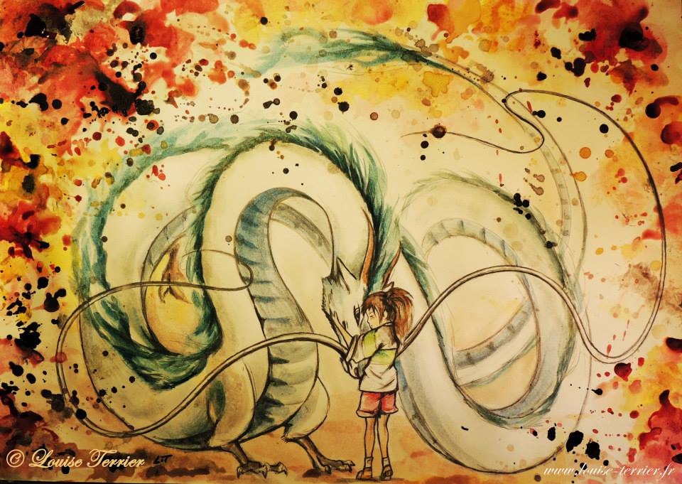 Louise Terrier acuarelas Ghibli_15