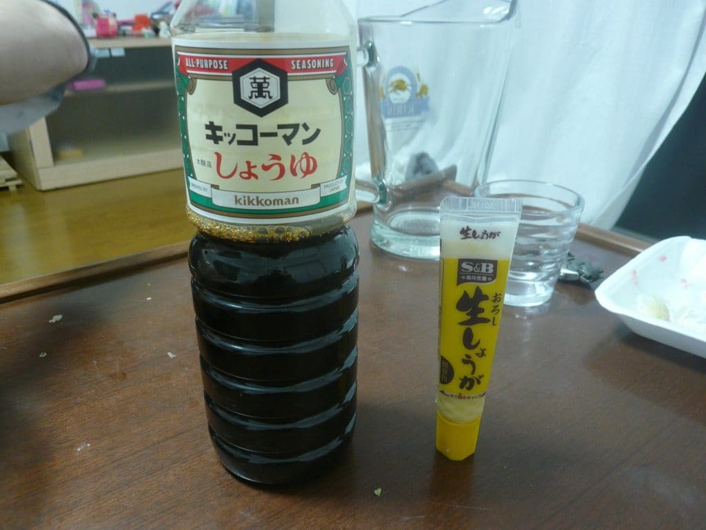 Sauce soja et gingembre pré-haché
