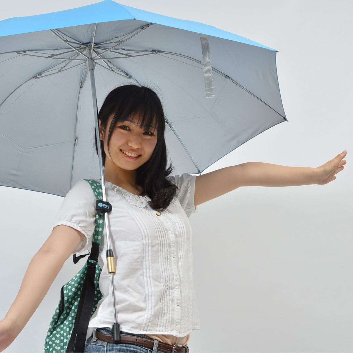 Le parapluie mains-libres de Thanko