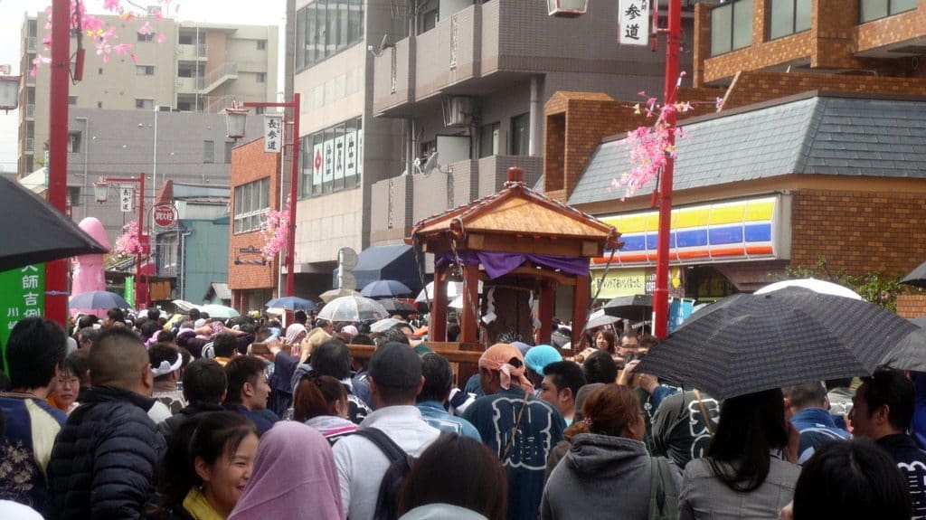 Autre mikoshi moins imposant mais tout de même impresionnant