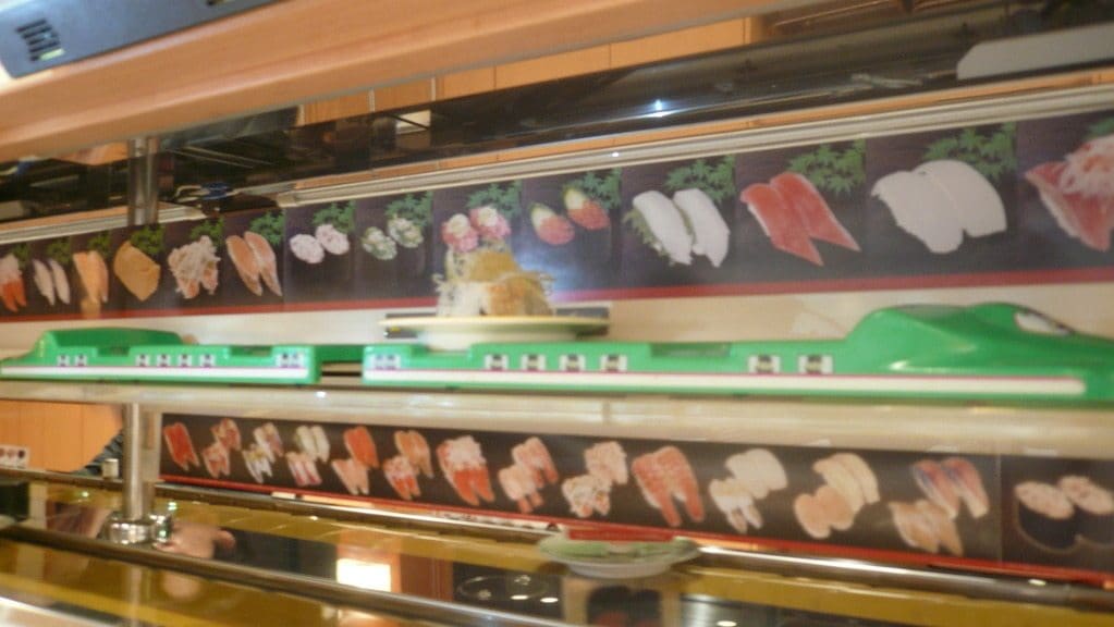 Le sushi-shinkansen