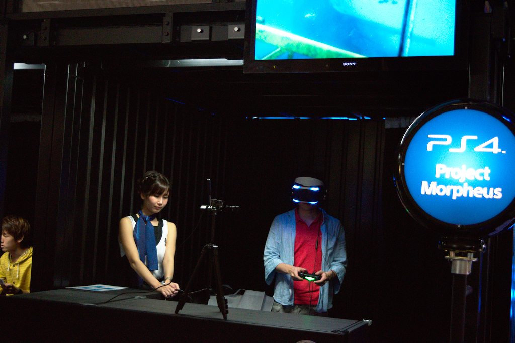 Project Morpheus, simulation de plongée au Tokyo Game Show