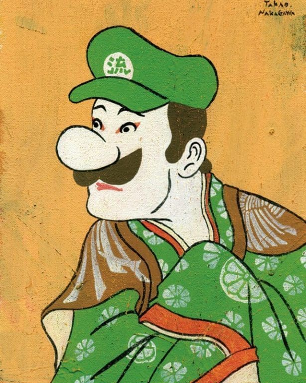 Ukiyo-e mario marvel star wars_1