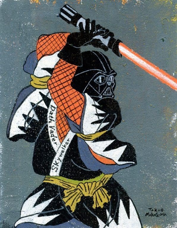 Ukiyo-e mario marvel star wars_10