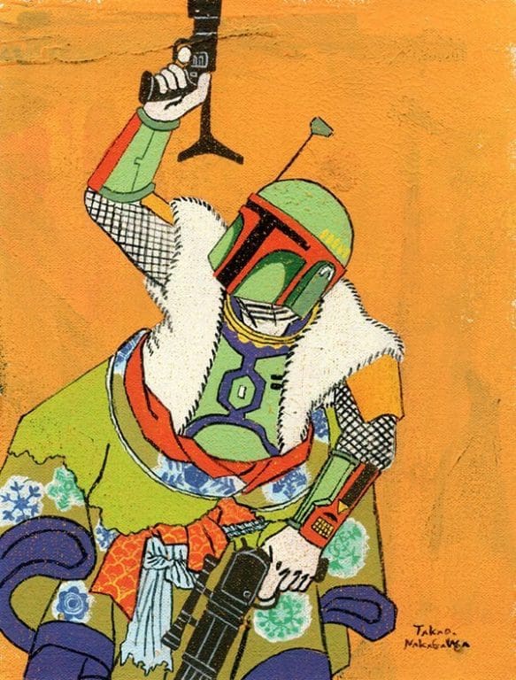 Ukiyo-e mario marvel star wars_11