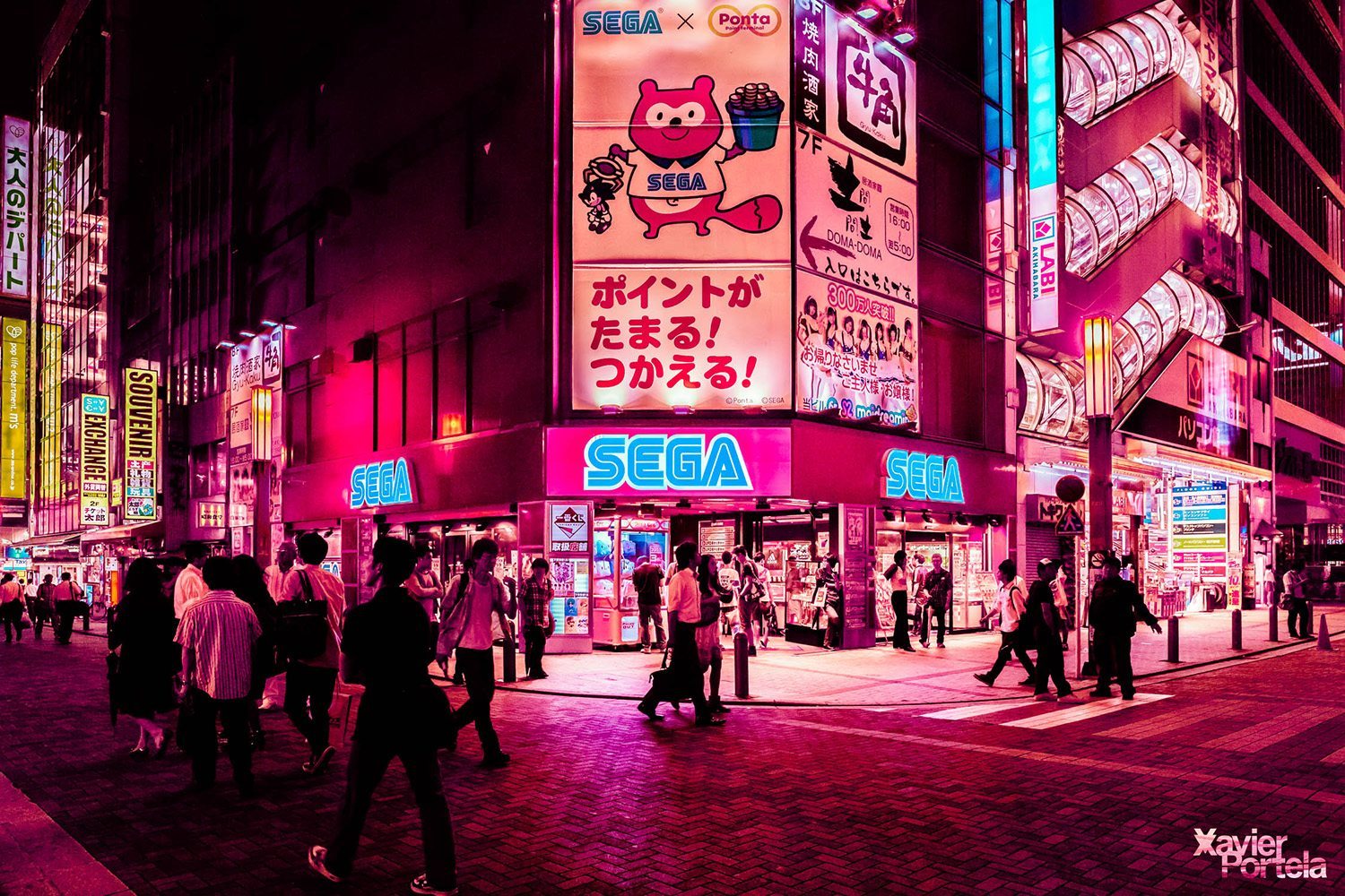 Tokyo's glow xavier portela rose_13