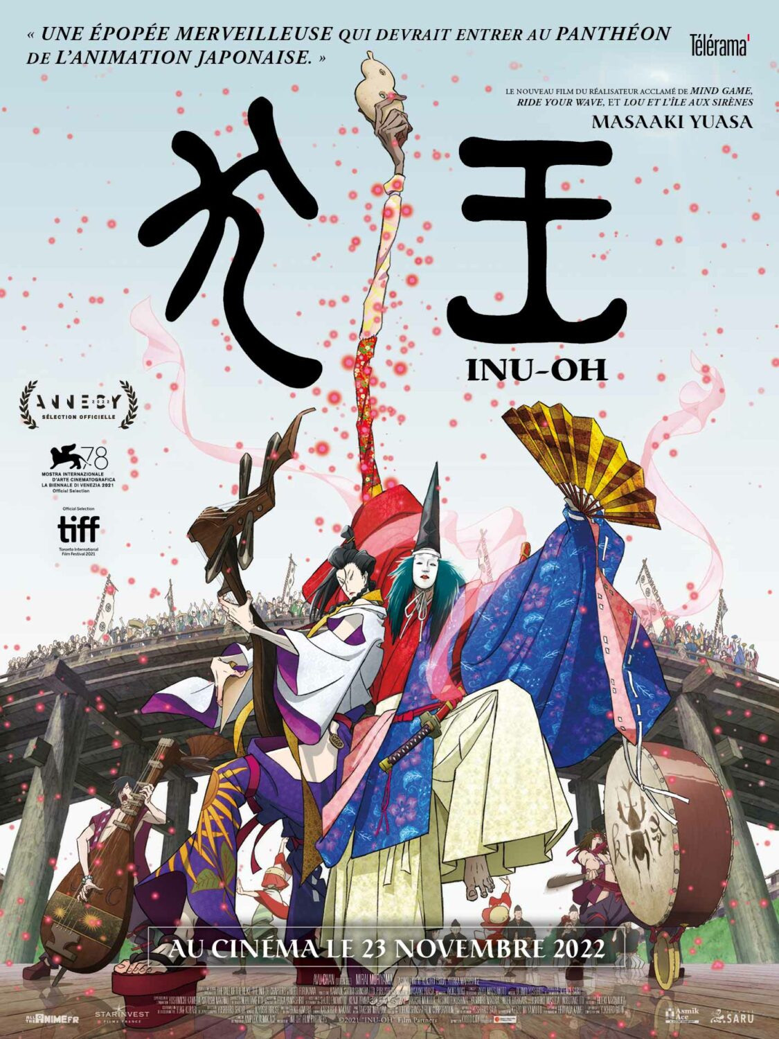 Inu-Oh, film d'animation de Yuasa Masaaki sortira dans les salles en France  le 23 novembre 2022 | DozoDomo